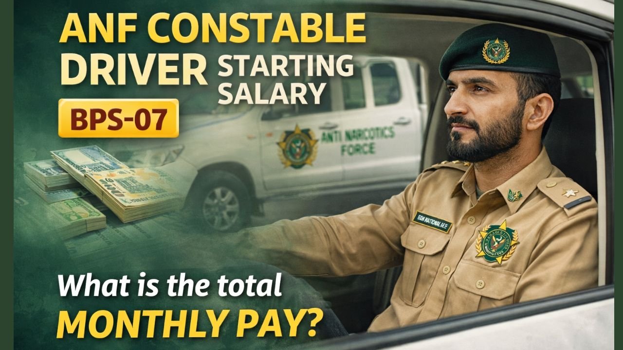 ANF Constable Driver Starting Salary