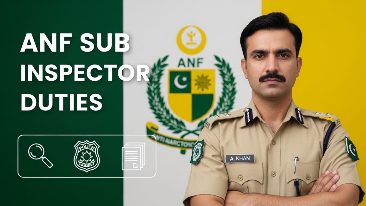 ANF Sub Inspector Duties and Responsibilities