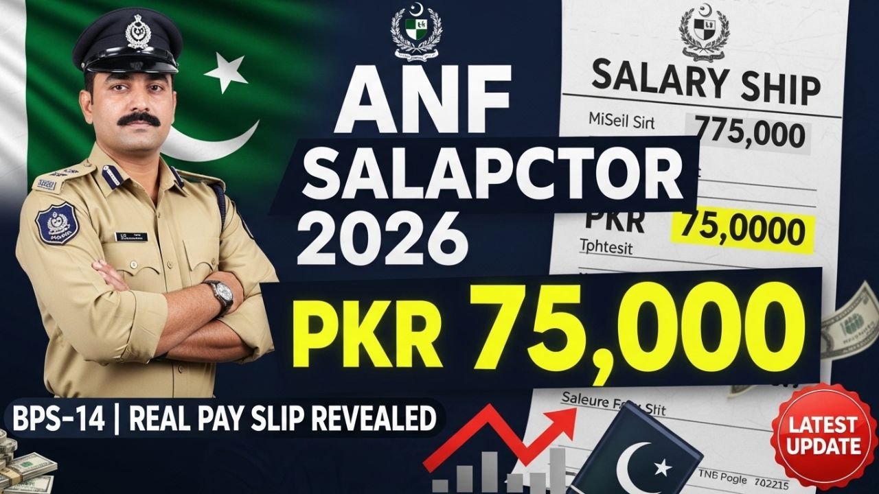 ANF Sub-Inspector Salary (BPS-14) in Pakistan