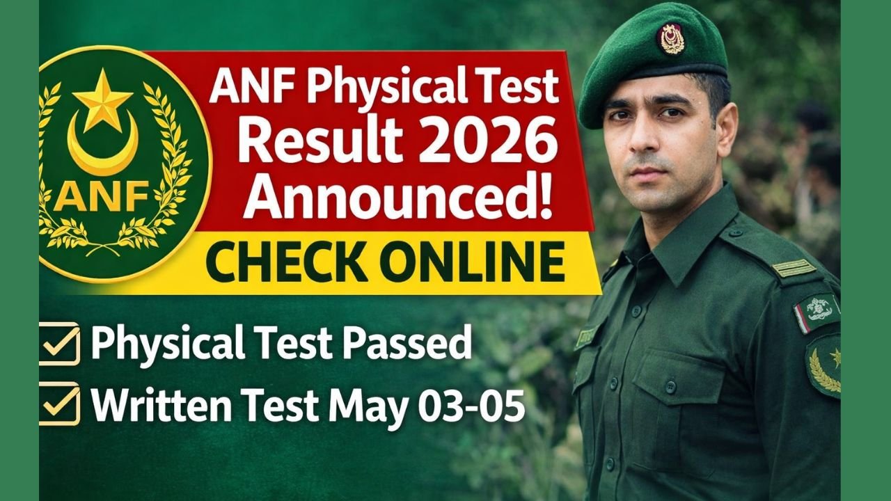 Announced ANF Physical Test Result 2026