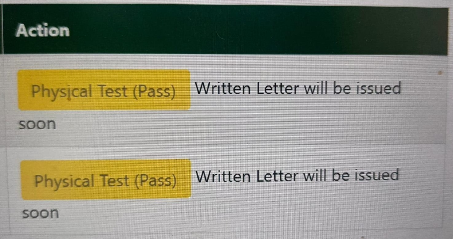 Announced ANF Physical Test Result 2026