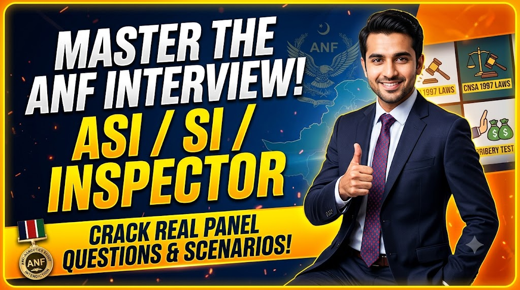 ANF ASI SI inspector interview questions